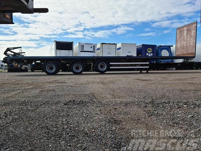  Ligthart STEERING AXLE Semi-trailer med lad/flatbed
