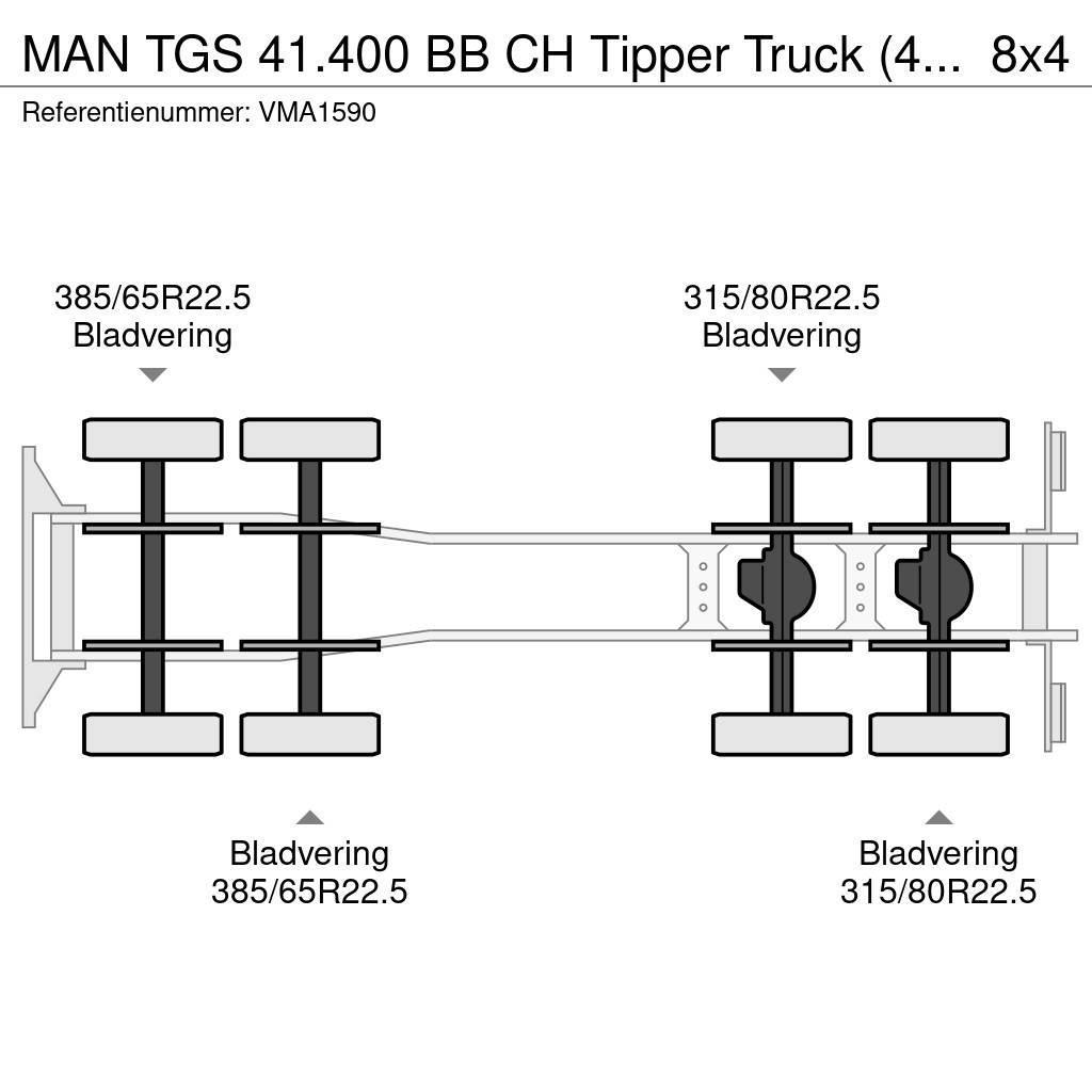 MAN TGS 41.400 BB CH Tipper Truck (4 units) Lastbiler med tip