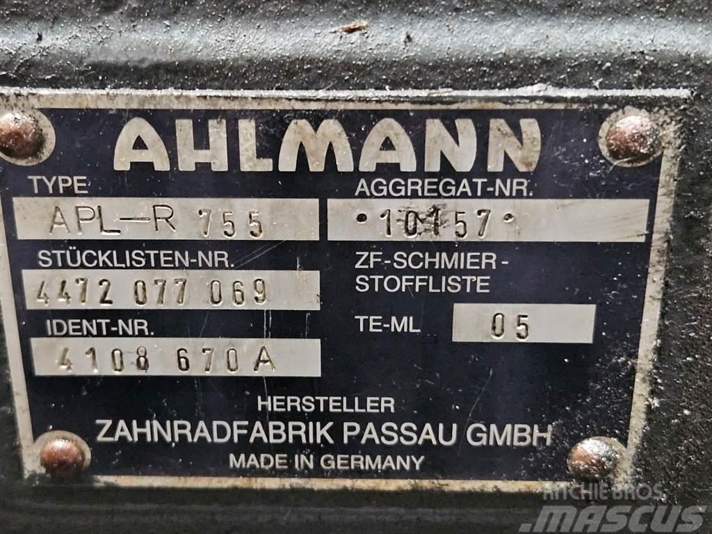 Ahlmann AZ14-4108670A-ZF APL-R755-Axle/Achse/As Aksler