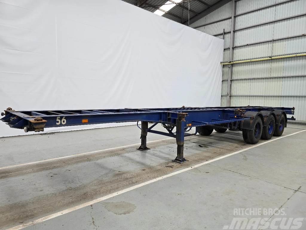 LAG 0-3-36.5 B / 2x20,30,40,45ft / LAMMES - BLAT - SPR Semi-trailer med containerramme
