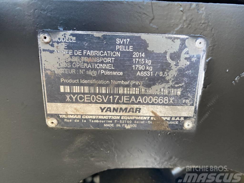 Yanmar SV 17 Minigravemaskiner