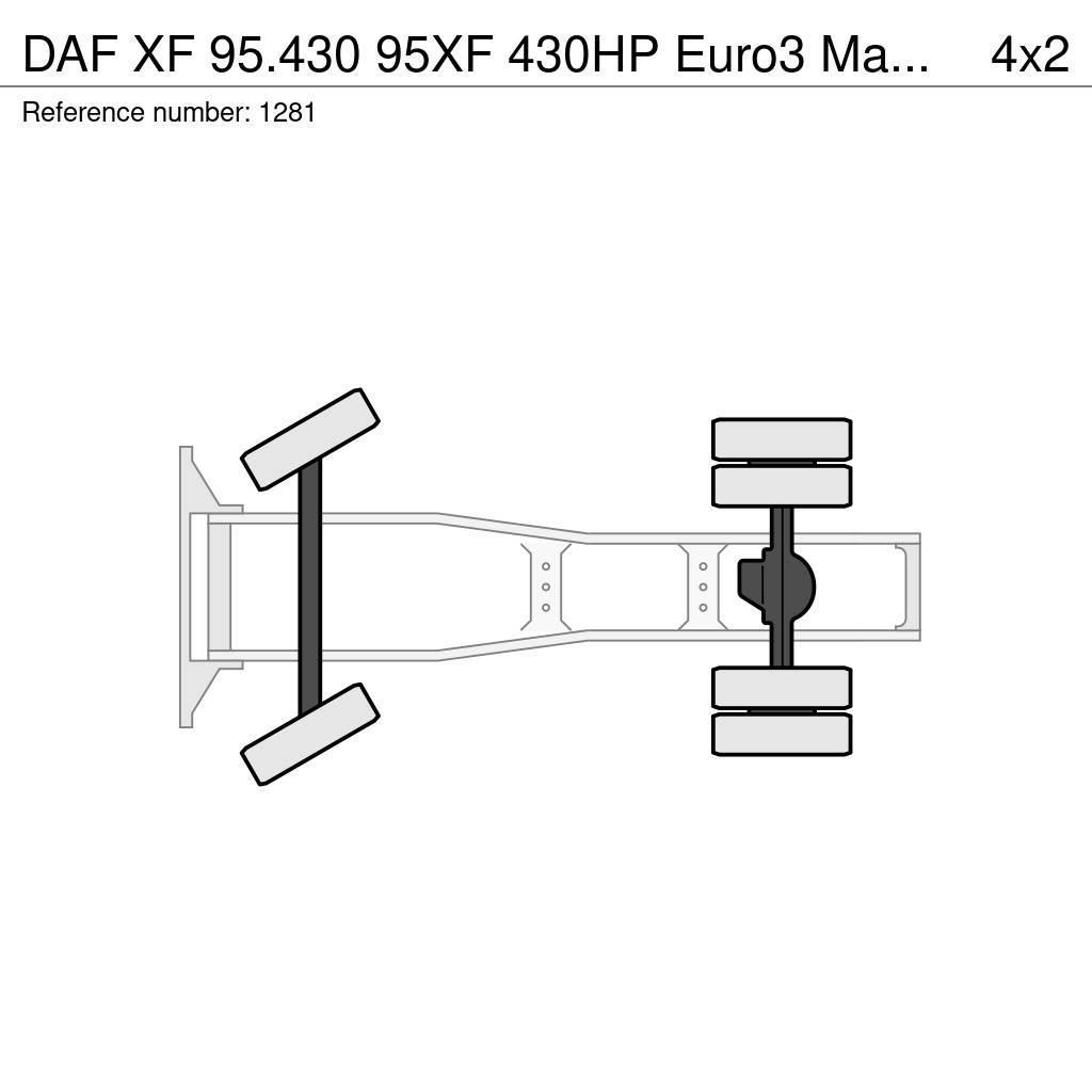 DAF XF 95.430 95XF 430HP Euro3 Manuel Gearbox Hydrauli Trækkere