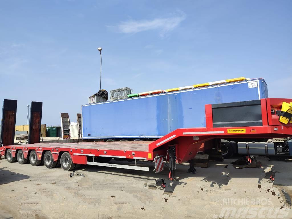  SCORPION HKM5 Semi-trailer med lad/flatbed
