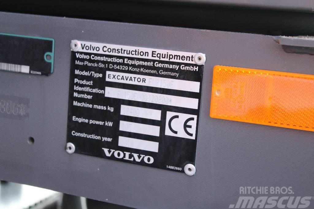 Volvo EWR 150 E / Engcon, Leica 3D, Rasvari, ym! Gravemaskiner på hjul