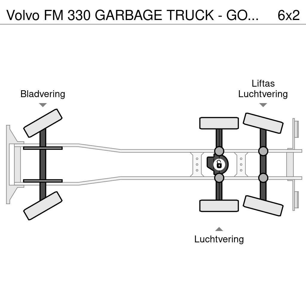 Volvo FM 330 GARBAGE TRUCK - GOOD WORKING CONDITION (!) Renovationslastbiler