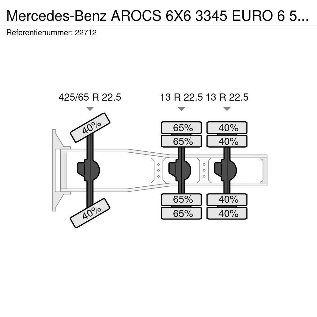 Mercedes-Benz AROCS 6X6 3345 EURO 6 535.400KM Trækkere