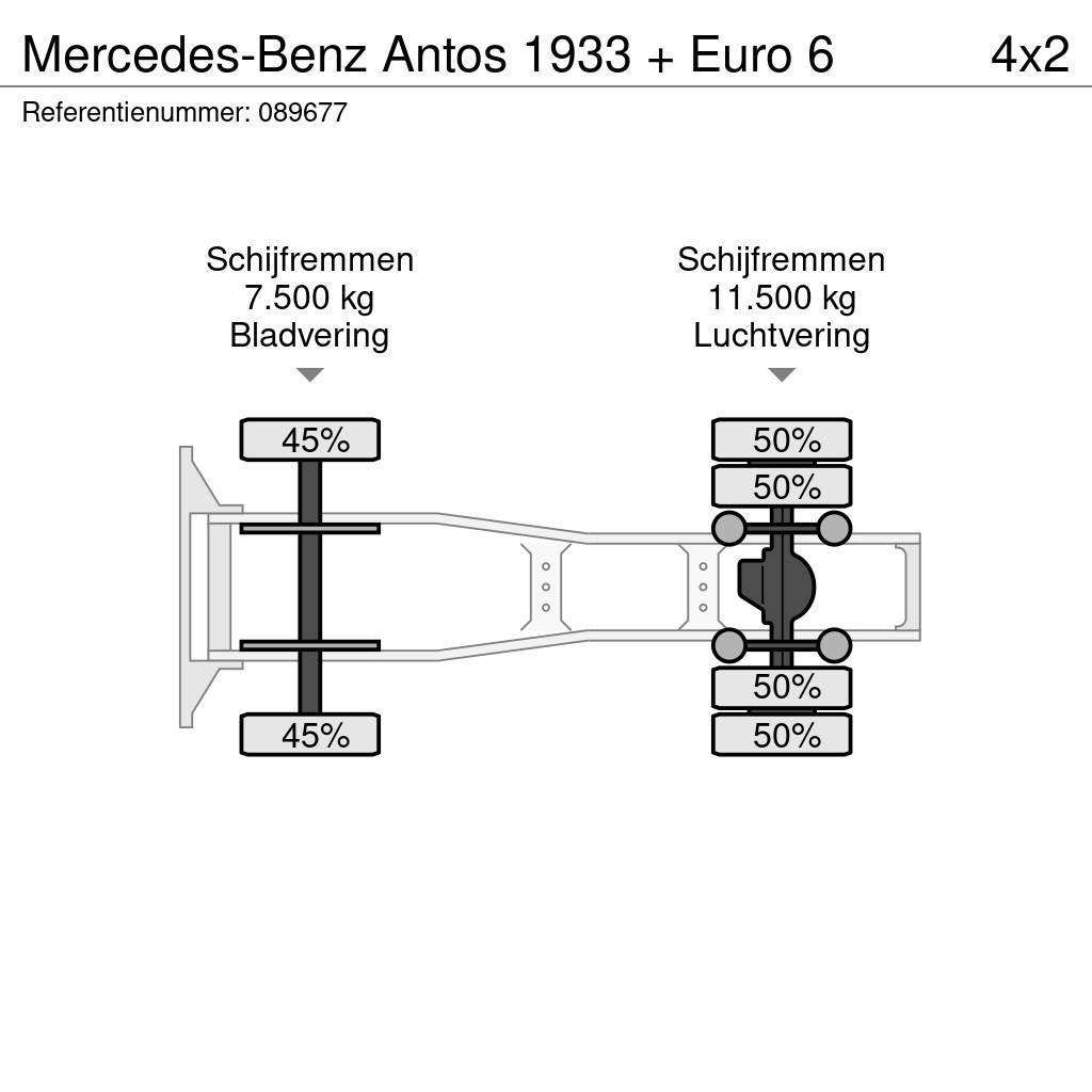 Mercedes-Benz Antos 1933 + Euro 6 Trækkere