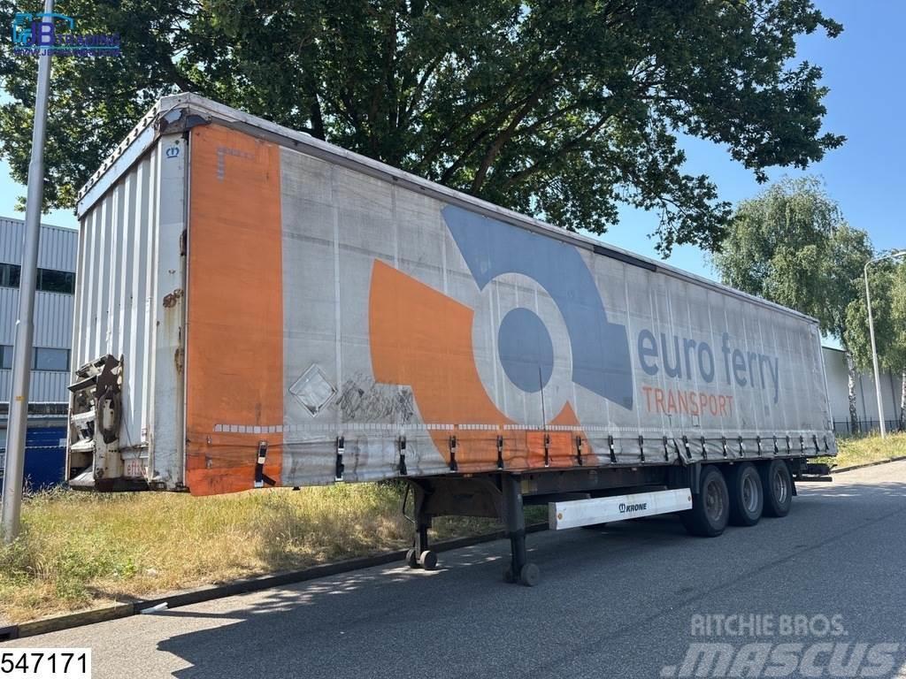 Krone Tautliner Drum brakes Semi-trailer med Gardinsider