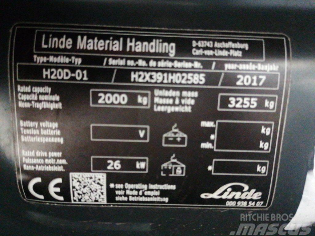 Linde H20D-01 Diesel gaffeltrucks