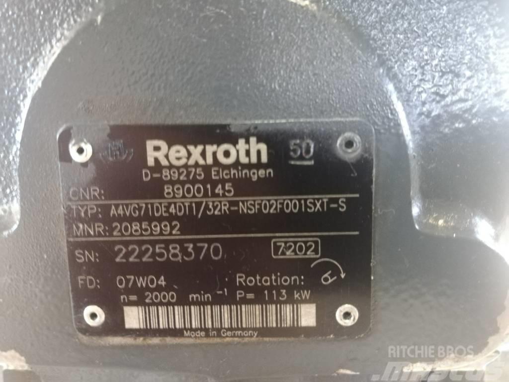 Rexroth A4VG71DE4DT1/32R-NSF02F001SXT-S Andet tilbehør