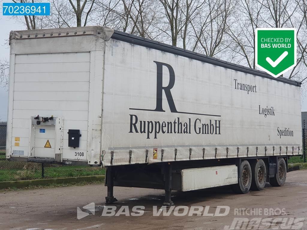 Schmitz Cargobull SCB*S3T 3 axles Lift+lenkachse Kooiaap Palettenkas Semi-trailer med Gardinsider