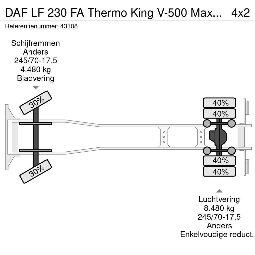 DAF LF 230 FA Thermo King V-500 Max Tiefkühler Fast kasse