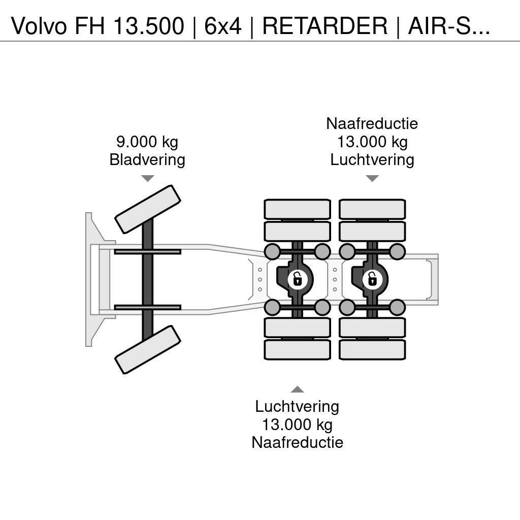 Volvo FH 13.500 | 6x4 | RETARDER | AIR-SUSPENSION | 3'5 Trækkere