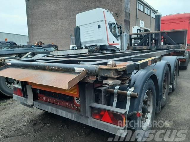 Renders met Vako tipping  system / self support Semi-trailer med chassis