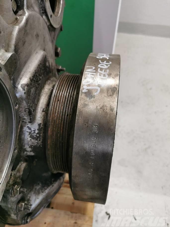 John Deere 9640 WTS {RE505941} crank shaft vibration damper Motorer