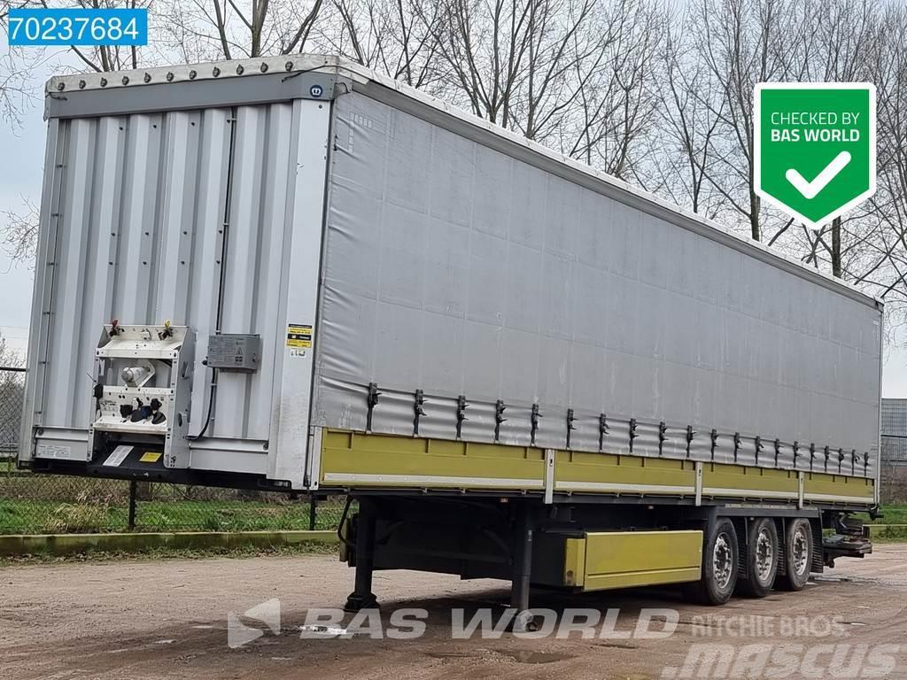 Krone SD 3 axles Tailgate Sideboards Liftachse Palettenk Semi-trailer med Gardinsider