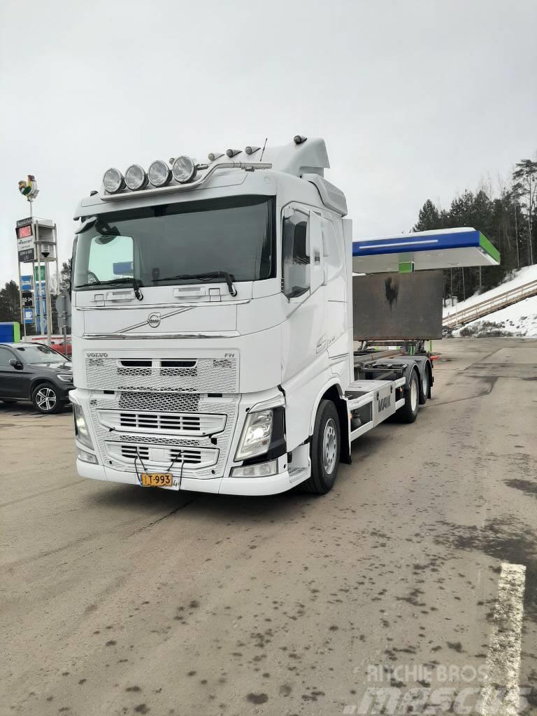 Volvo FH 13 Lastbiler med containerramme / veksellad