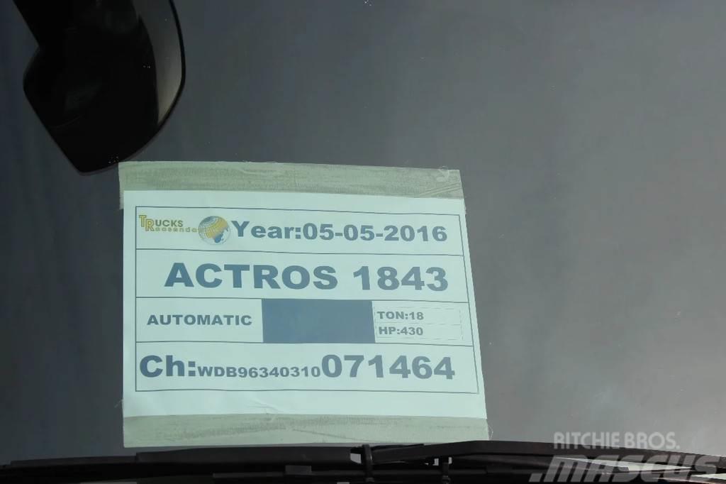 Mercedes-Benz Actros 1843 + retarder + EURO 6 Trækkere