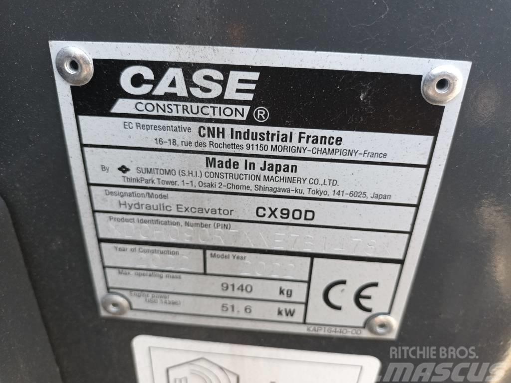 CASE CX 90 D Midi-gravemaskiner 7t - 12t