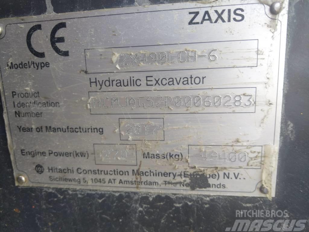 Hitachi ZX 490 LC H-6 Gravemaskiner på larvebånd