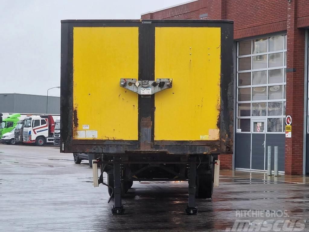  M&V 3 axle - Steering axle - Forklift connection - Semi-trailer med lad/flatbed