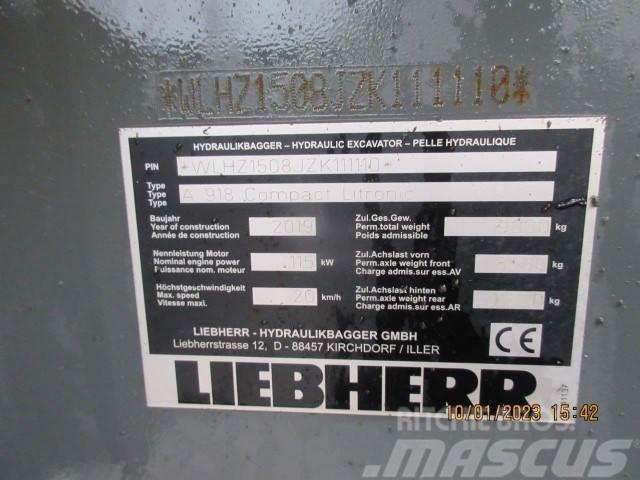 Liebherr A 918 Compact Litronic Gravemaskiner på hjul