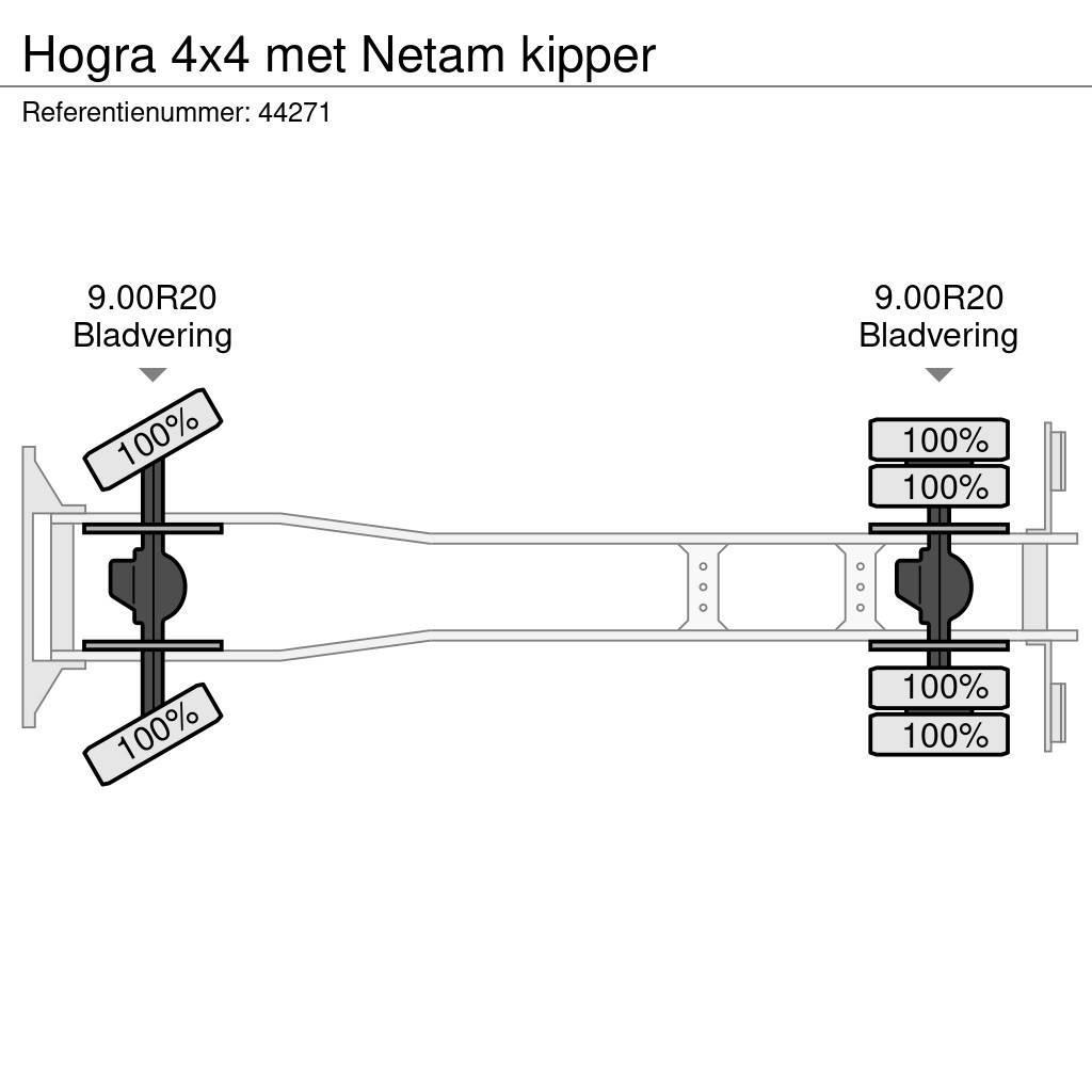  Hogra 4x4 met Netam kipper Lastbiler med tip