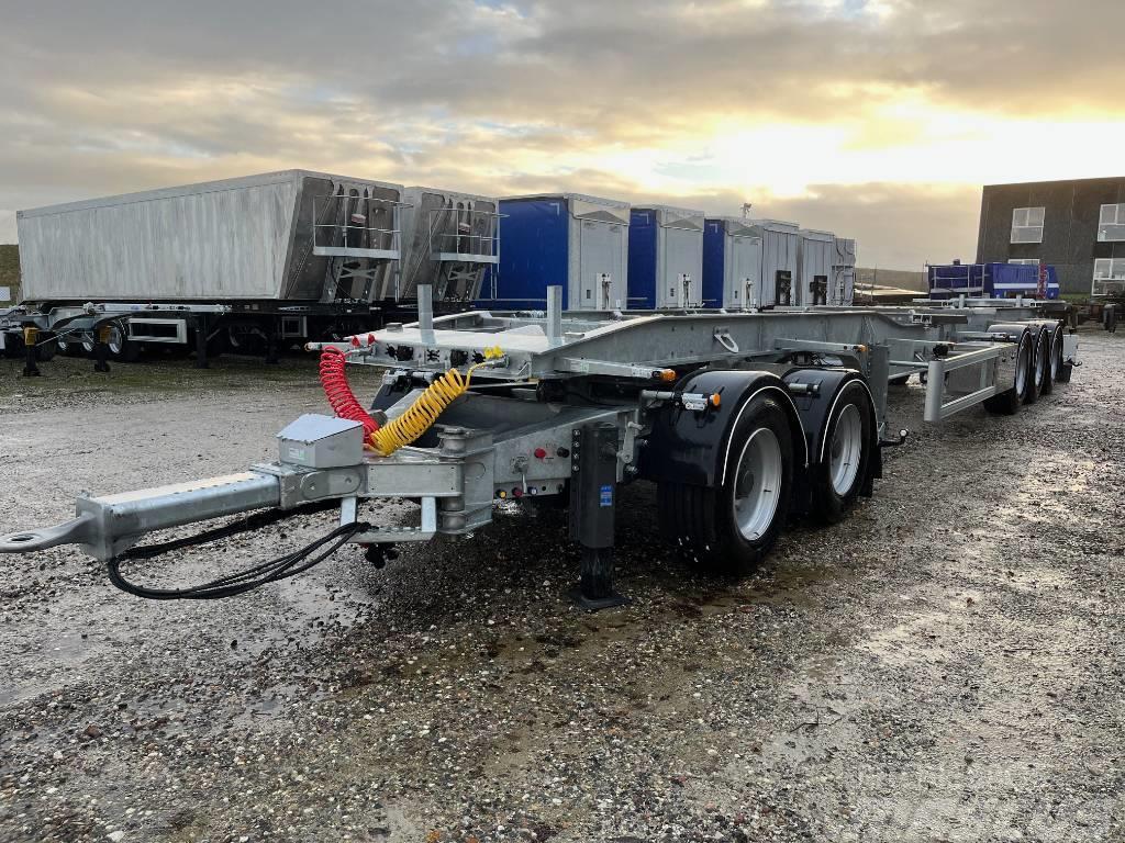 AMT Container trailer & Dolly med special træk Semi-trailer med containerramme