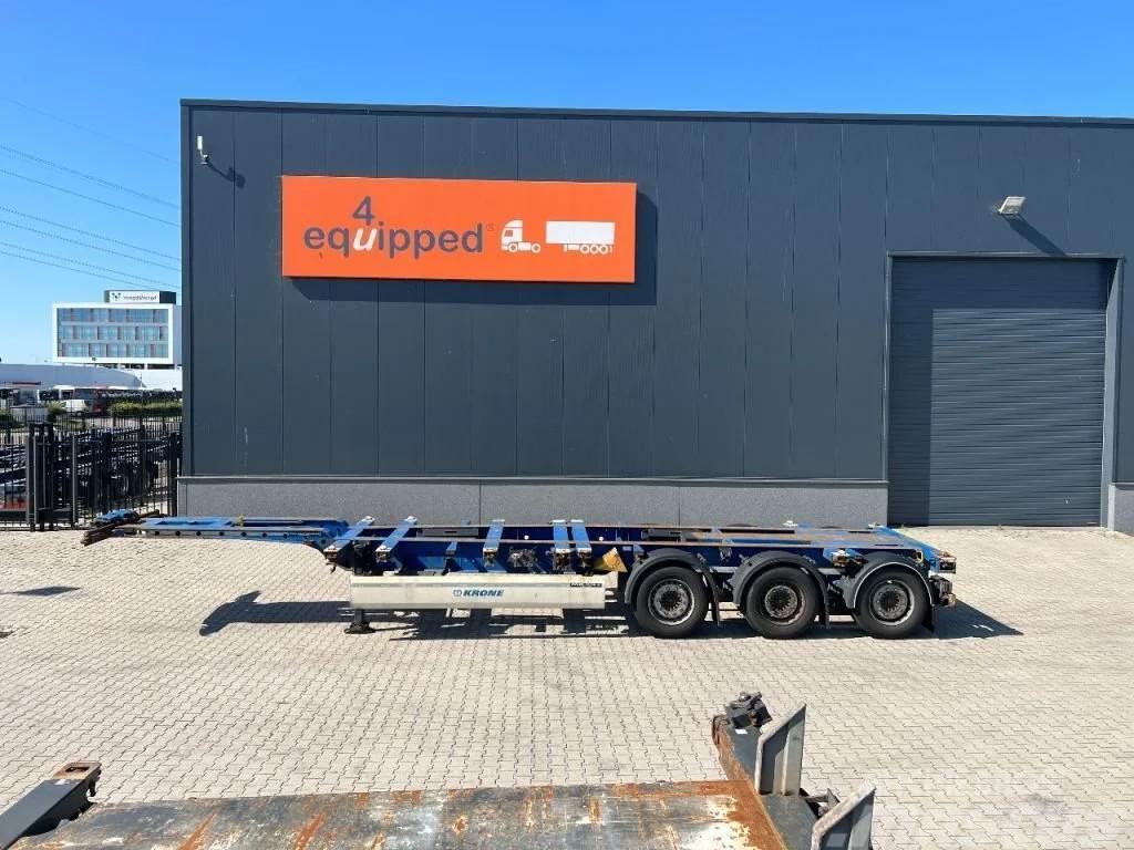 Krone 45FT HC, SAF DISC (INTRADISC), liftaxle (on 3rd ax Semi-trailer med containerramme