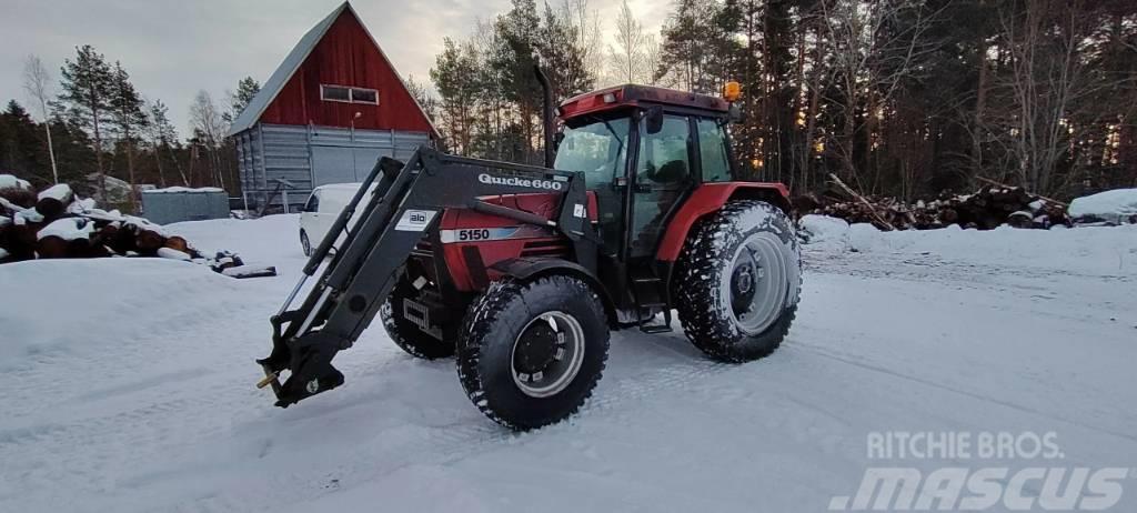 CASE 5150 4x4 + Quicke 660 Traktorer