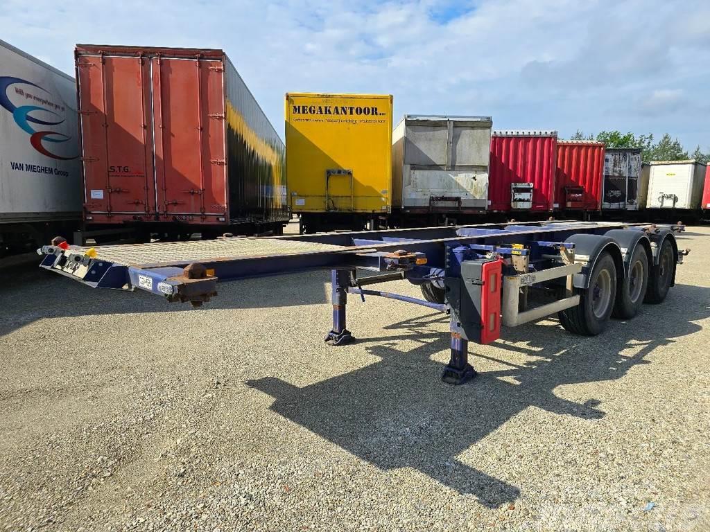 LAG O-3-39-LT / VIDEO / 30 ft Semi-trailer med containerramme