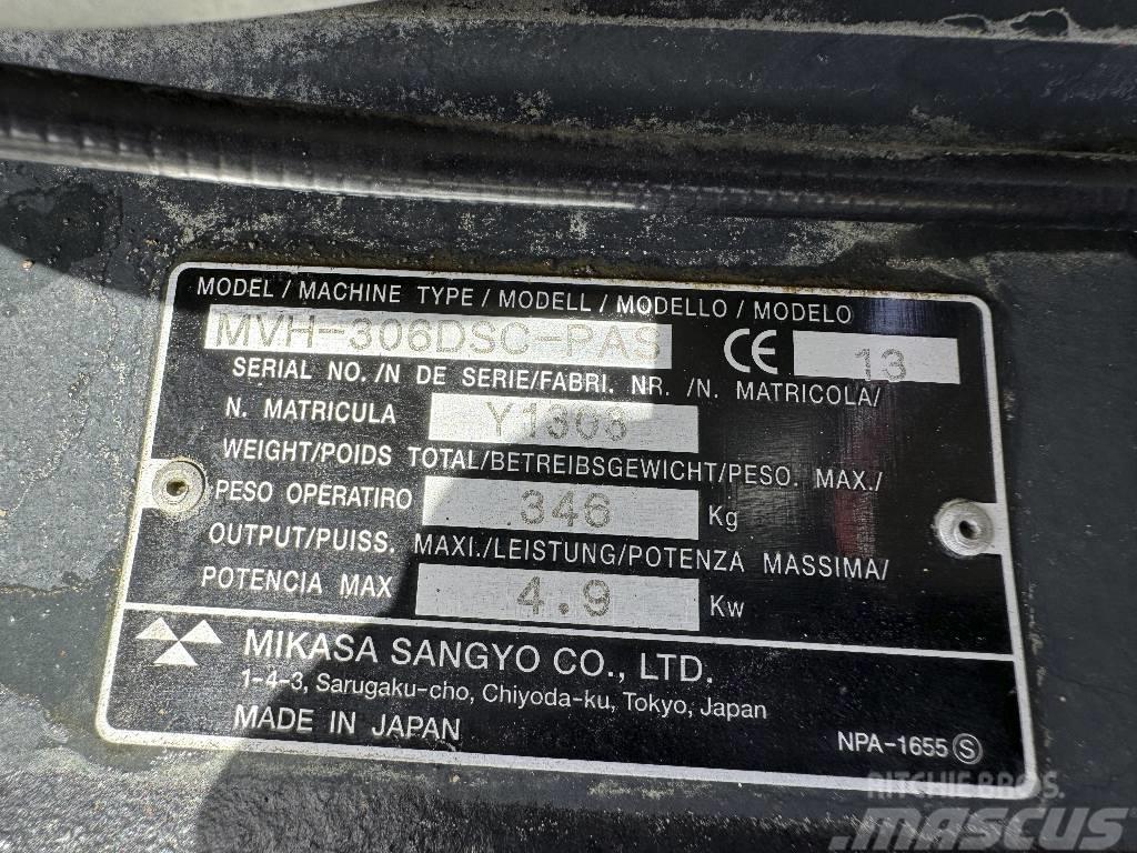 Mikasa MVH-306DS Yanmar Diesel Motor Rüttelplatte Vibratorer