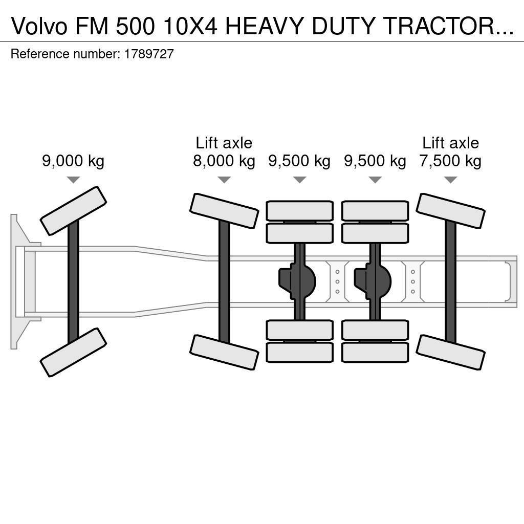 Volvo FM 500 10X4 HEAVY DUTY TRACTOR/SZM/TREKKER Trækkere