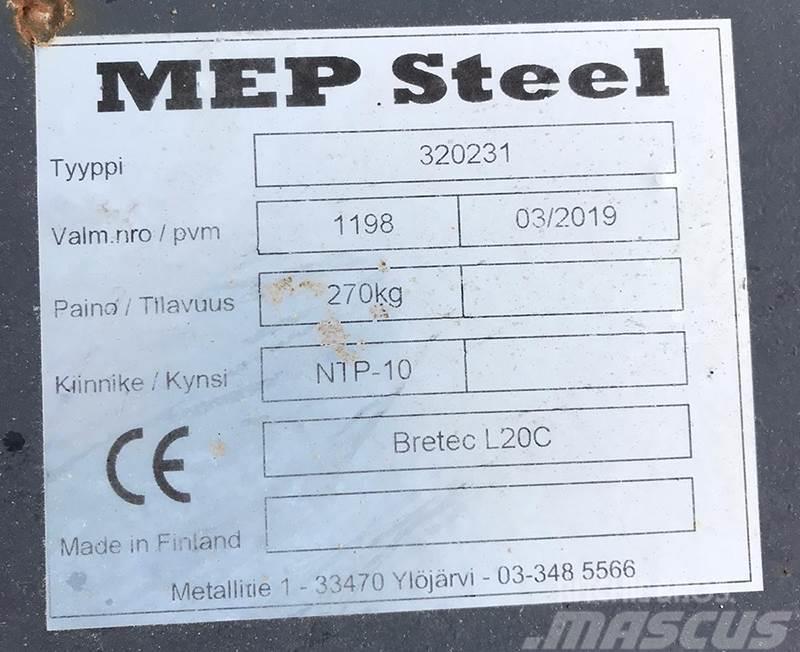  MEP Steel BRETEC L20C ISKUVASARAN KIINNIKELEVY NTP Andet tilbehør