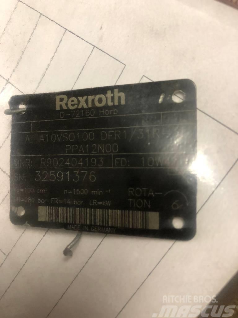 Rexroth AL A10VSO100 DFR1/31R-PPA12N00 Andet tilbehør