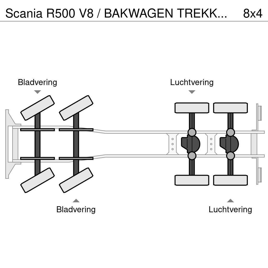 Scania R500 V8 / BAKWAGEN TREKKER COMBI / PALFINGER PK 53 Kraner til alt terræn