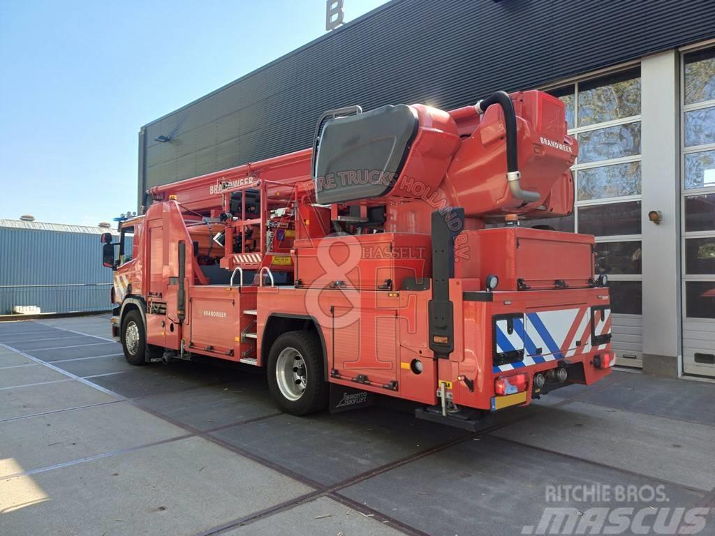 Scania P 360 Brandweer, Firetruck, Feuerwehr - Hoogwerker Brandbiler