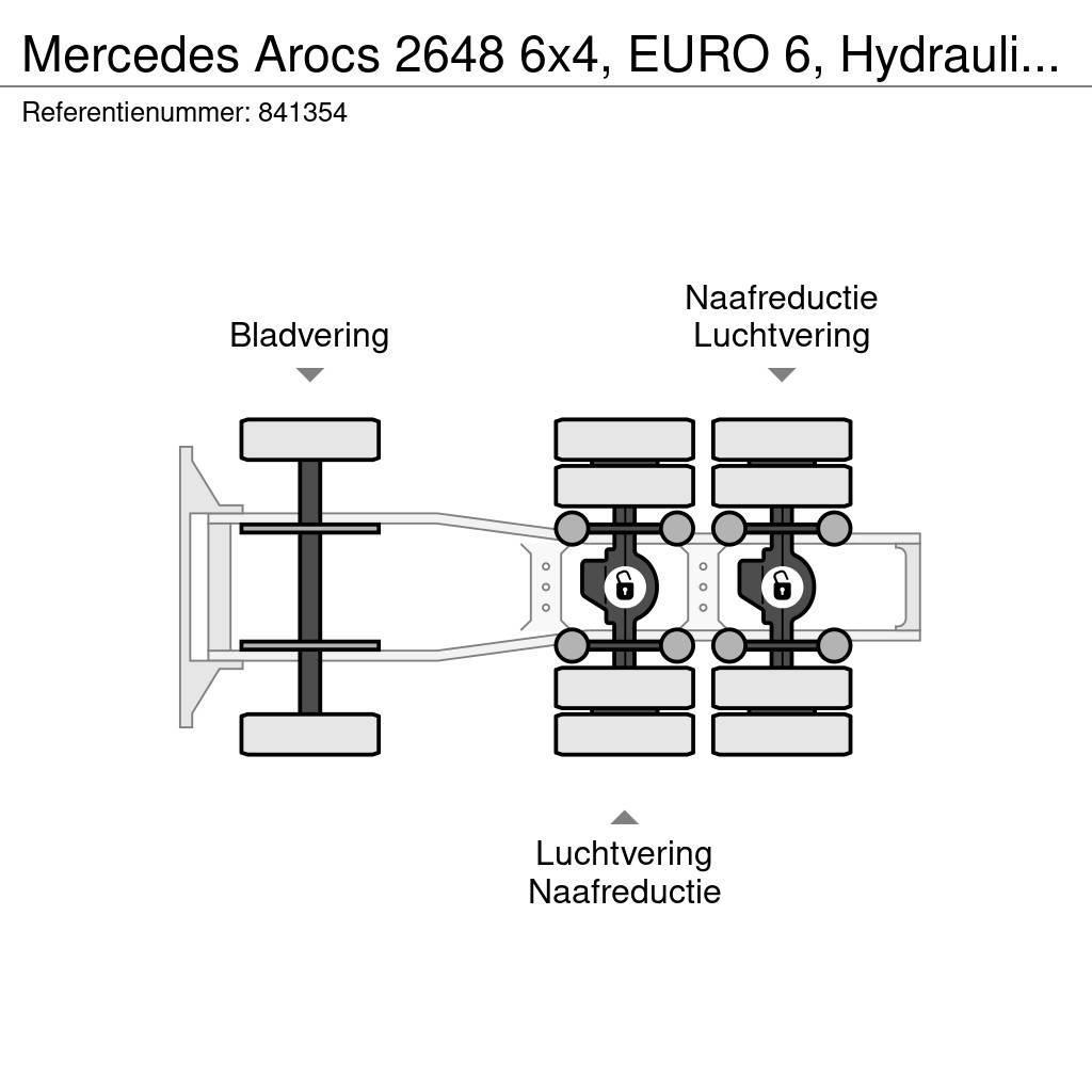 Mercedes-Benz Arocs 2648 6x4, EURO 6, Hydraulic, Retarder Trækkere