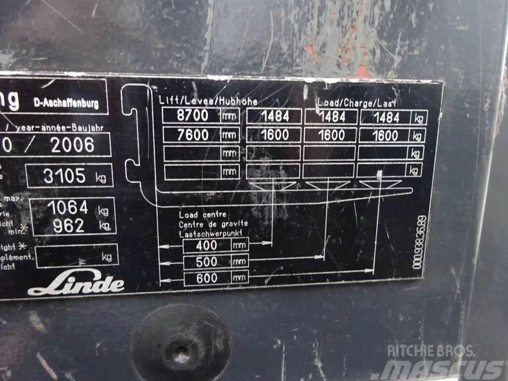 Linde R16X / 1600 kg / Reachtruck Reachtruck