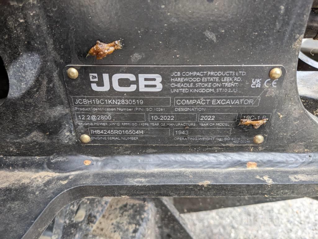 JCB 19C-1P Kompaktbagger / Minibagger Minigravemaskiner