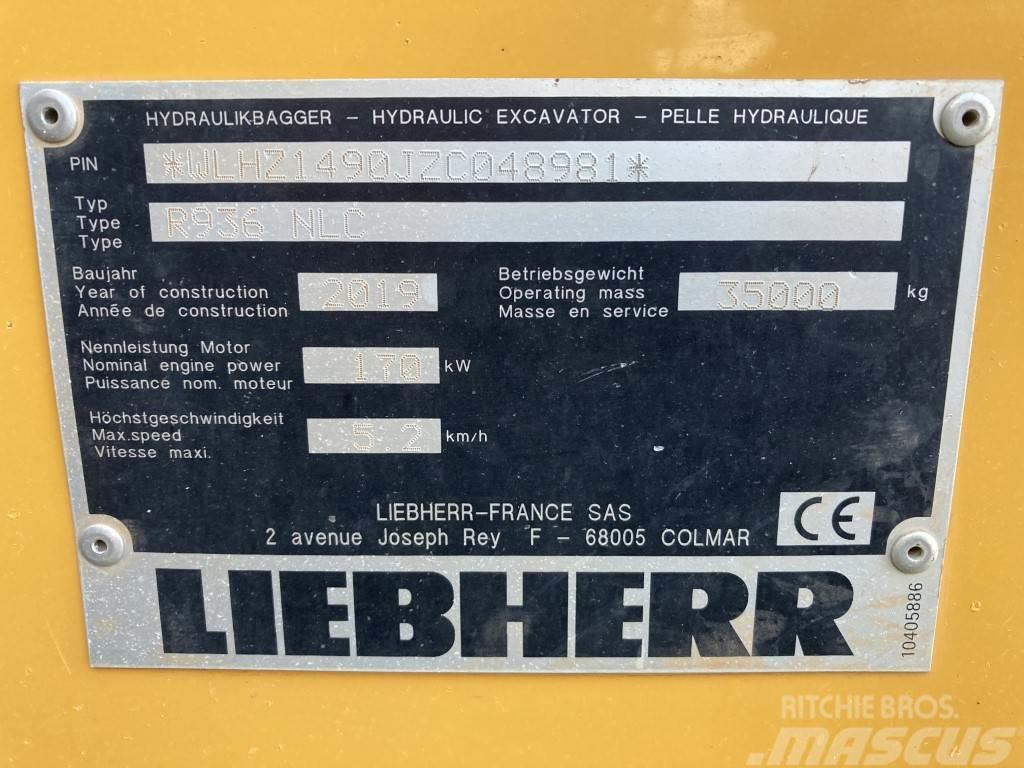 Liebherr R 936 Litronic Gravemaskiner på larvebånd
