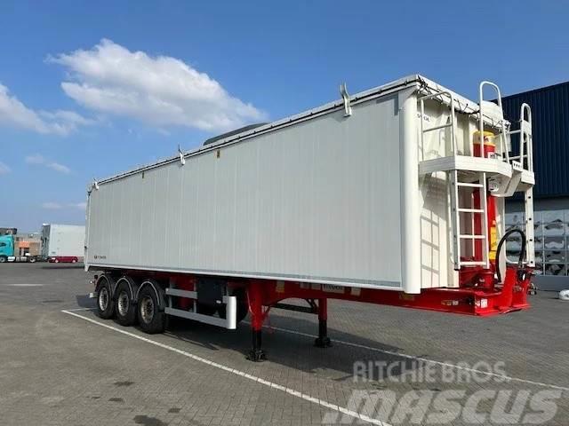  TISVOL Agrar 60m3 Alu 2x Liftas Semi-trailer med tip