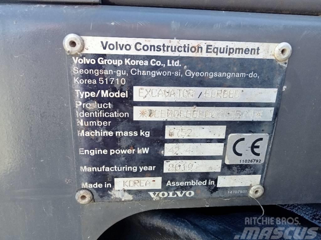 Volvo ECR 88 D Midi-gravemaskiner 7t - 12t