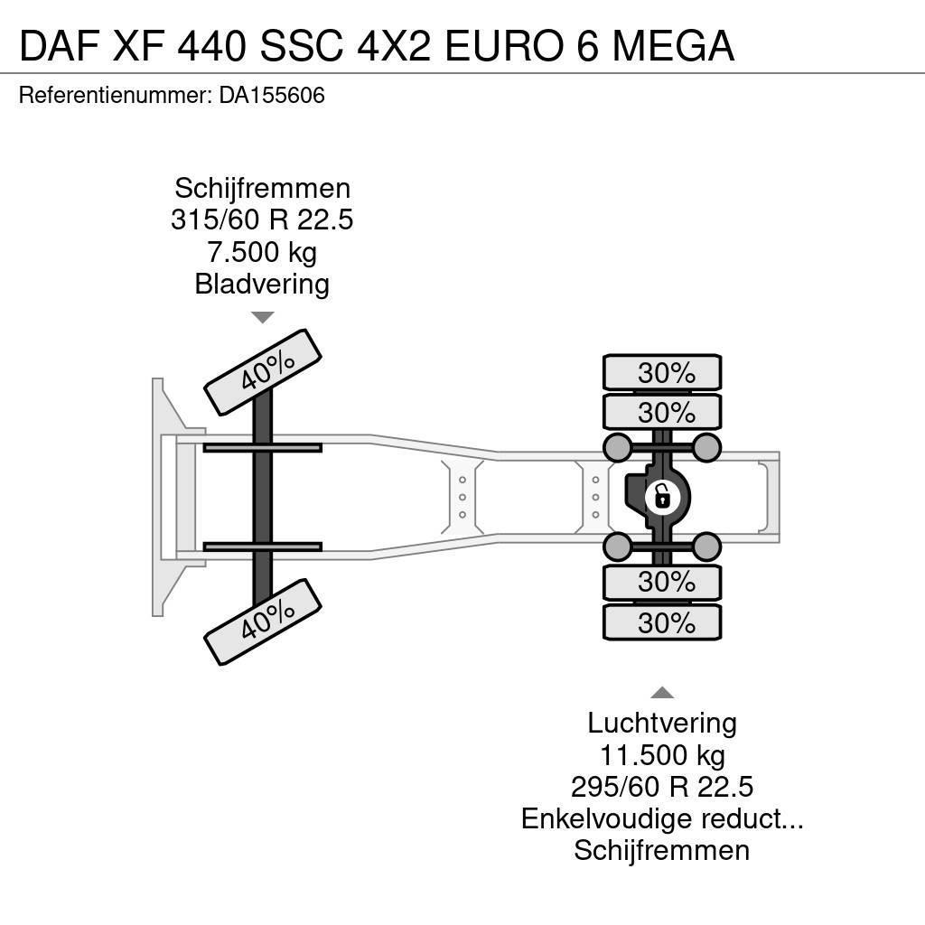 DAF XF 440 SSC 4X2 EURO 6 MEGA Trækkere