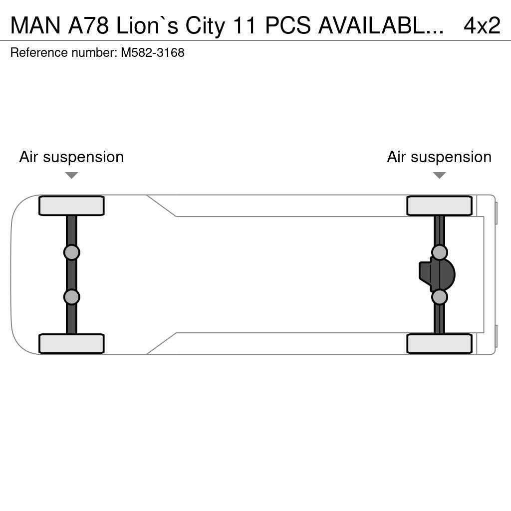 MAN A78 Lion`s City 11 PCS AVAILABLE / EURO EEV / 30 S Bybusser