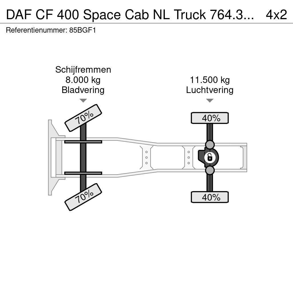 DAF CF 400 Space Cab NL Truck 764.313KM Trækkere