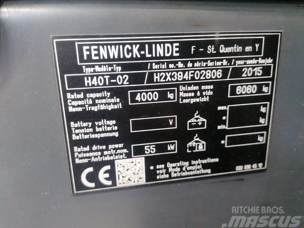 Linde H40T-02 LPG gaffeltrucks