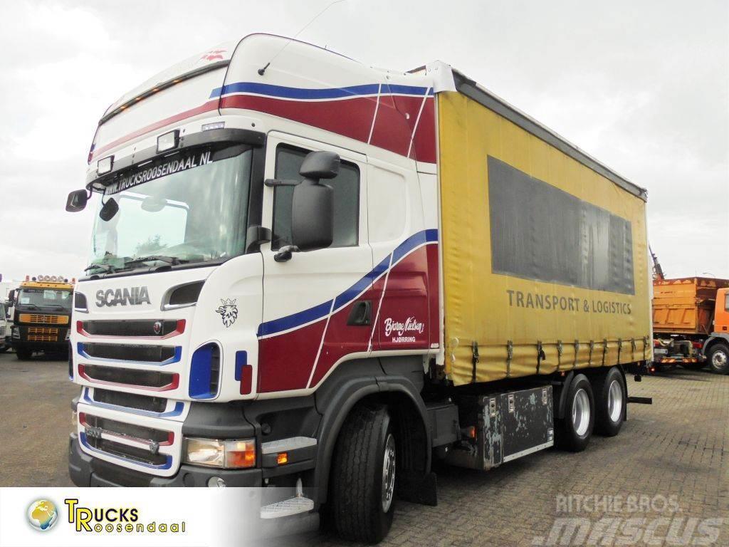 Scania R500 V8 + Euro 5 + Retarder + Lift + 6x2 Lastbil - Gardin