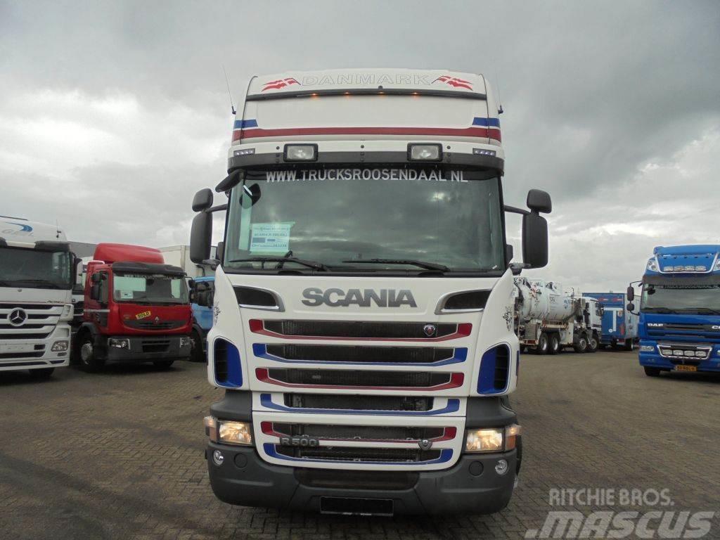 Scania R500 V8 + Euro 5 + Retarder + Lift + 6x2 Lastbil - Gardin