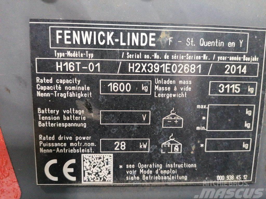 Linde H16T-01 LPG gaffeltrucks